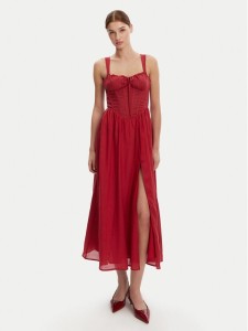 BARDOT Sukienka koktajlowa 59237DB Czerwony Regular Fit