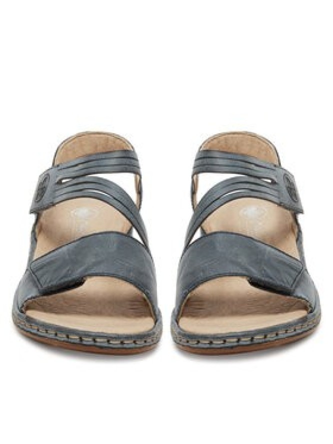 Rieker Sandały 65964-12 Niebieski