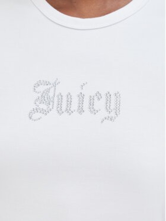 Juicy Couture T-Shirt JCWCT226326 Biały Slim Fit