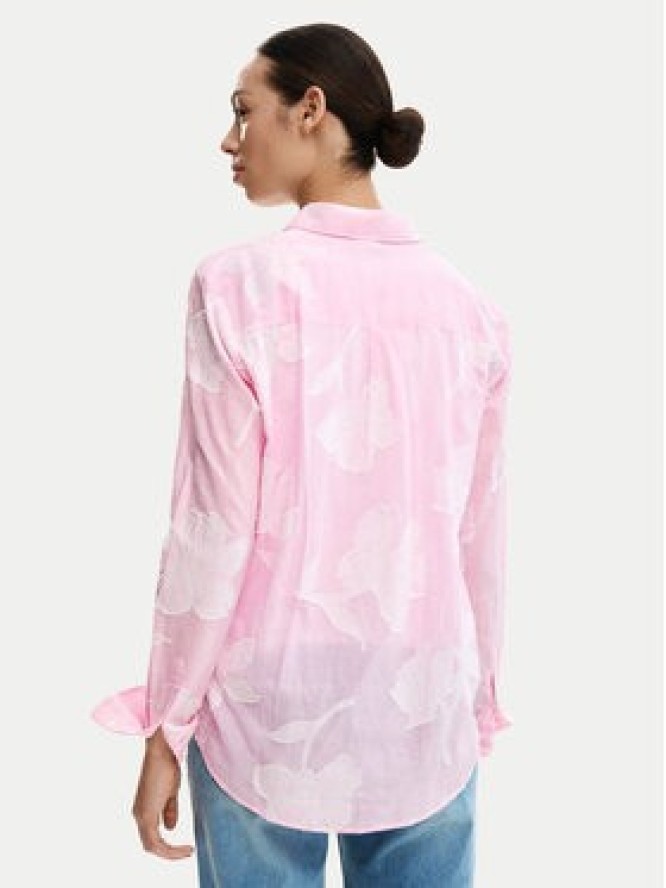 Desigual Koszula Cam Pinkjack 26SWCW12 Różowy Regular Fit