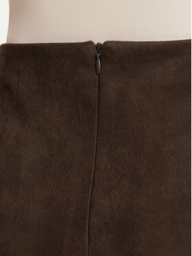 Rinascimento Spódnica mini CFC0130583003 Brązowy ciemny Slim Fit