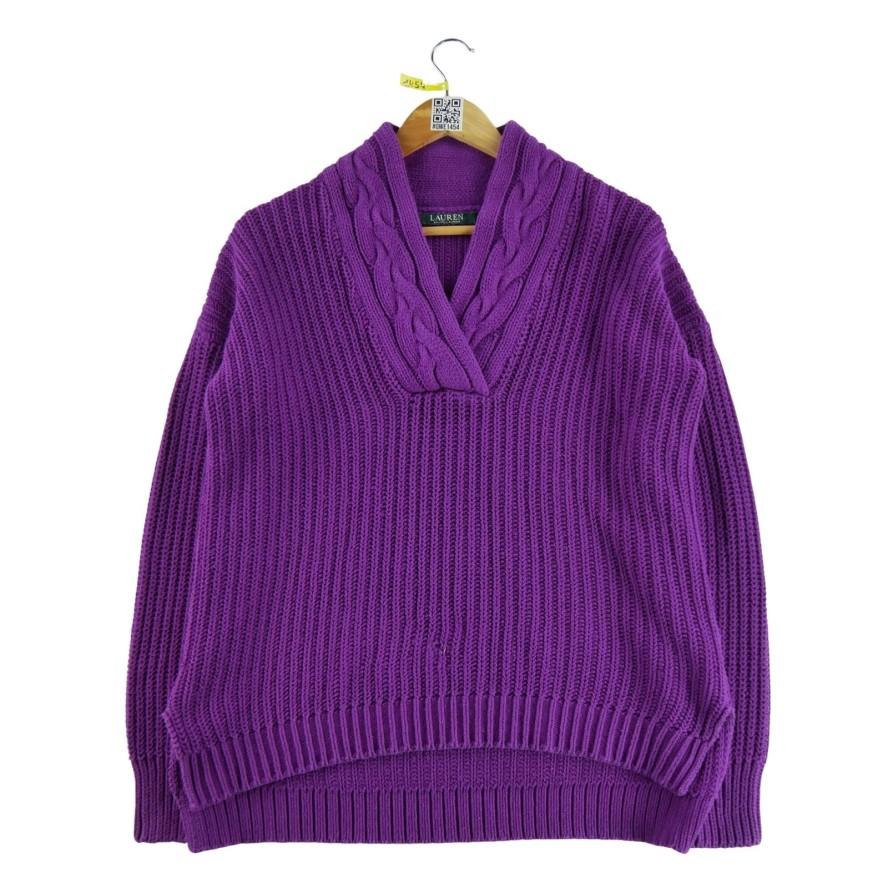 Sweter damski fioletowy