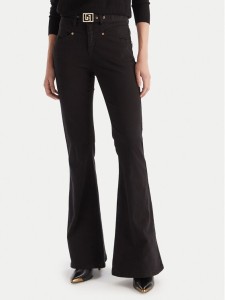 Gaudi Jeansy 521BD25005 Czarny Flare Fit