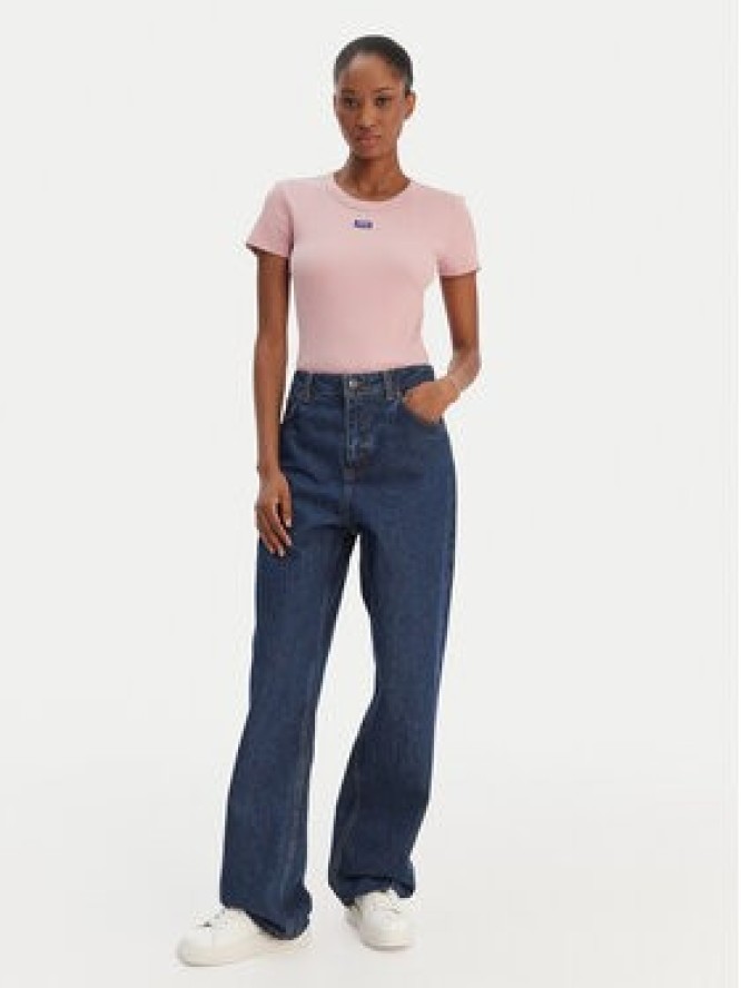 HUGO T-Shirt Easy 50523924 Różowy Slim Fit