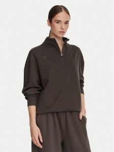 Kappa Bluza 372664W Brązowy Oversize