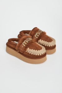 Klapki damskie skórzane mule MOU