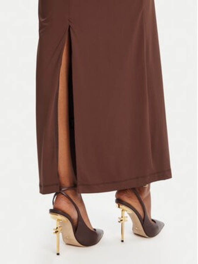 Bardot Sukienka koktajlowa Veneda High Neck 59948DB Brązowy Slim Fit