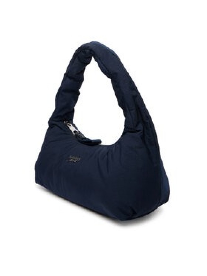 Tommy Jeans Torebka Metal Logo Padded Strap Shoulder Bag AW0AW18583 Granatowy