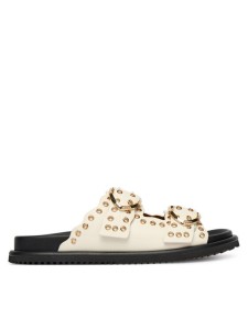 Blauer Klapki S6BLOOM02/LEA Écru