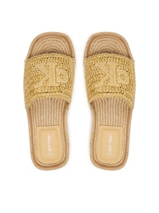 Calvin Klein Espadryle Ebeth HW0HW02895 Beżowy