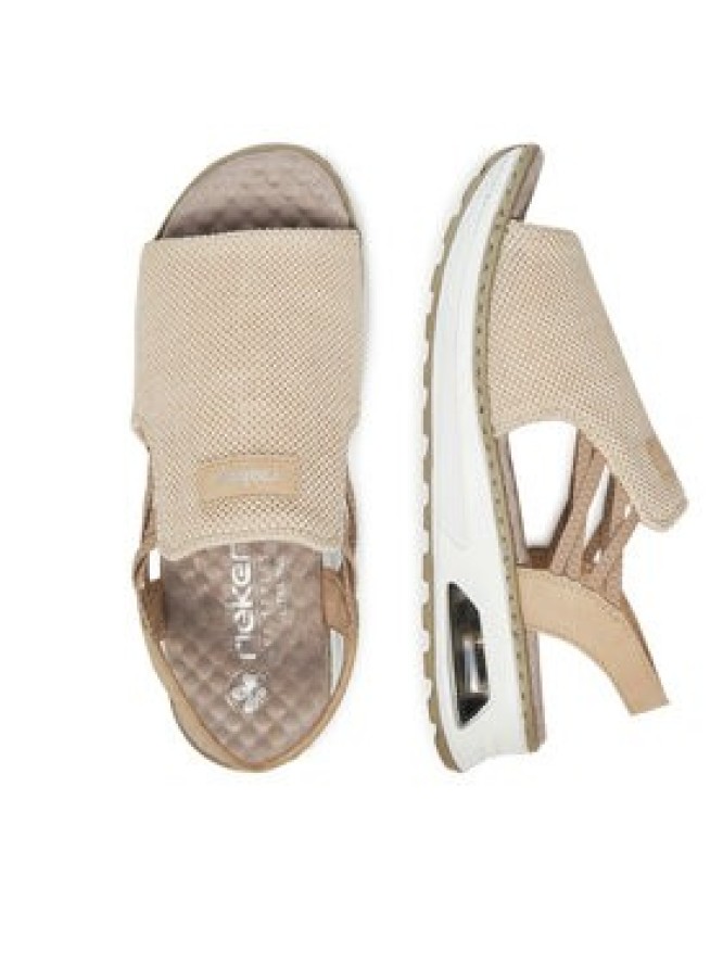 Rieker Sandały 65661-60 Beżowy