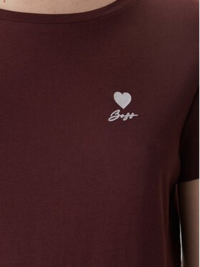 BOSS T-Shirt 50556994 Brązowy Regular Fit