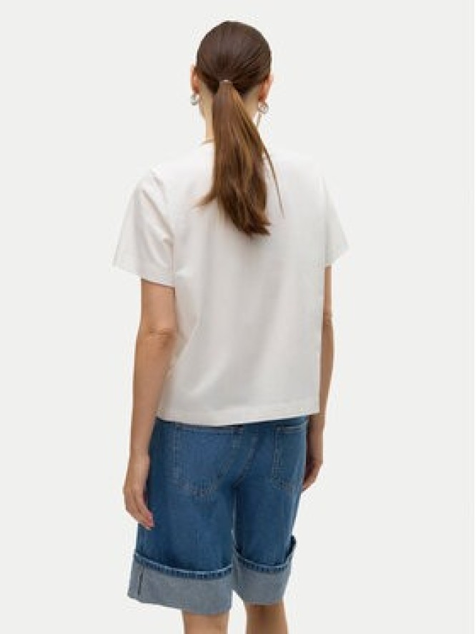 Vero Moda T-Shirt Solvei 10325318 Biały Regular Fit