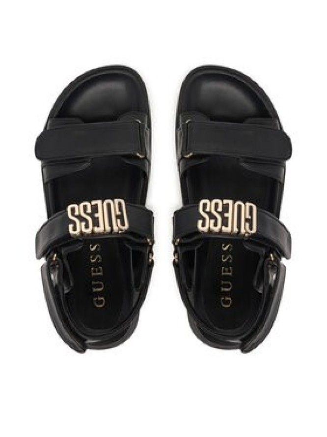 Guess Sandały FLJFBL ELE03 Czarny