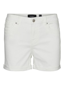 Vero Moda Szorty dżinsowe "Luna" w kolorze białym rozmiar: M