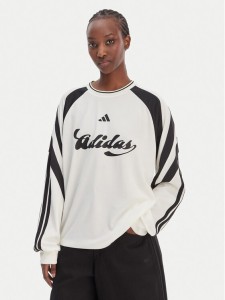 adidas Bluzka House Of Tiro KC4007 Biały Loose Fit