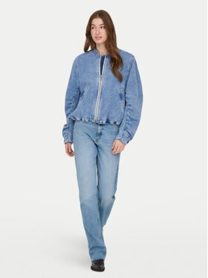 ONLY Kurtka jeansowa Niki 15362884 Niebieski Relaxed Fit
