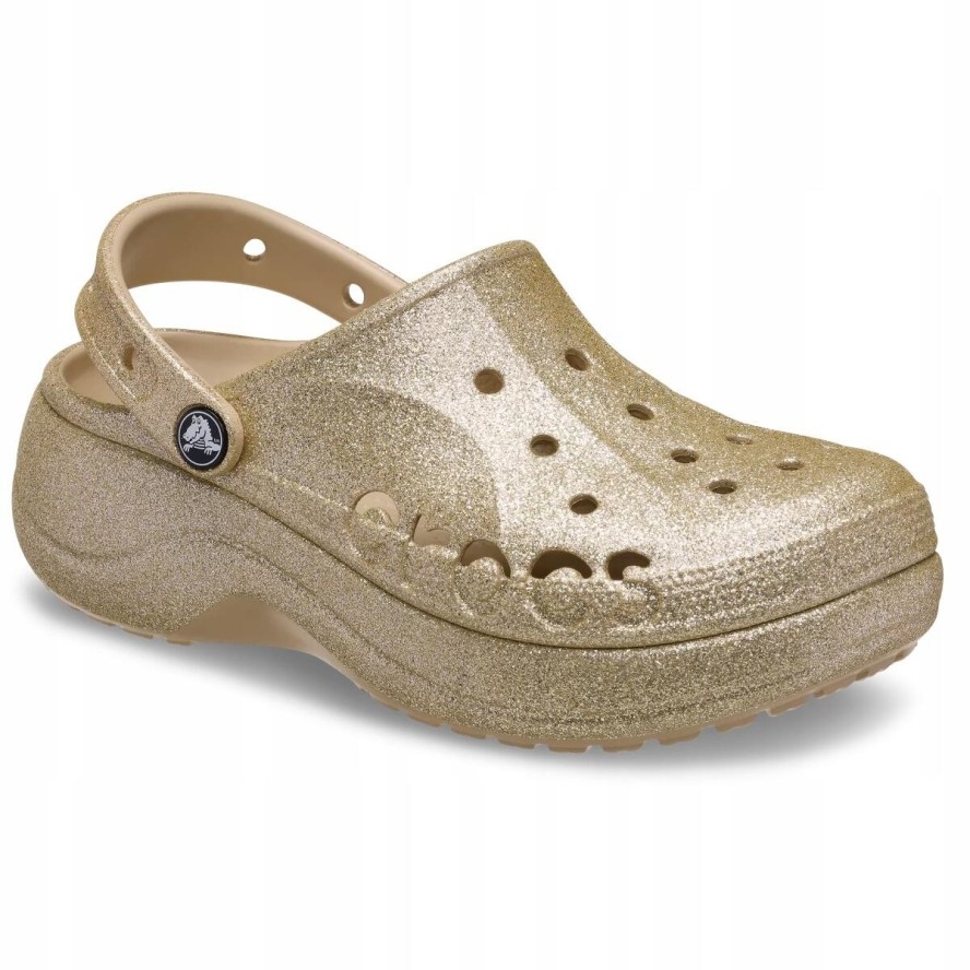 Chodaki Dla Dorosłych Crocs Baya Platform Glitter Clog