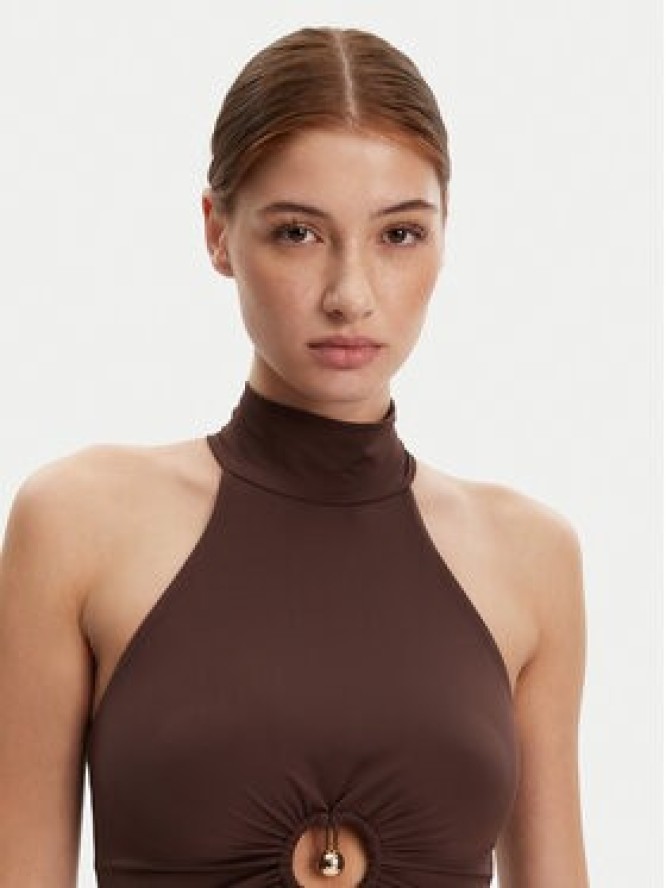 Bardot Top 59847TB Brązowy Regular Fit
