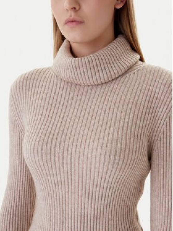 ONLY Sukienka dzianinowa Nellie 15363533 Beżowy Regular Fit