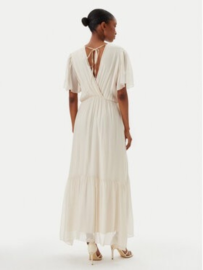 Haveone Sukienka letnia AFF-N006 Écru Loose Fit