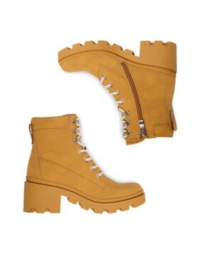 DeeZee Trzewiki 23880A-2-CAMEL PU Brązowy