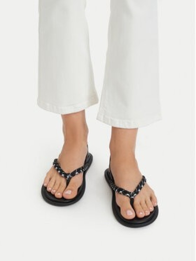 Tommy Jeans Sandały Tjw Casual Rope Sandal EN0EN02951 Czarny