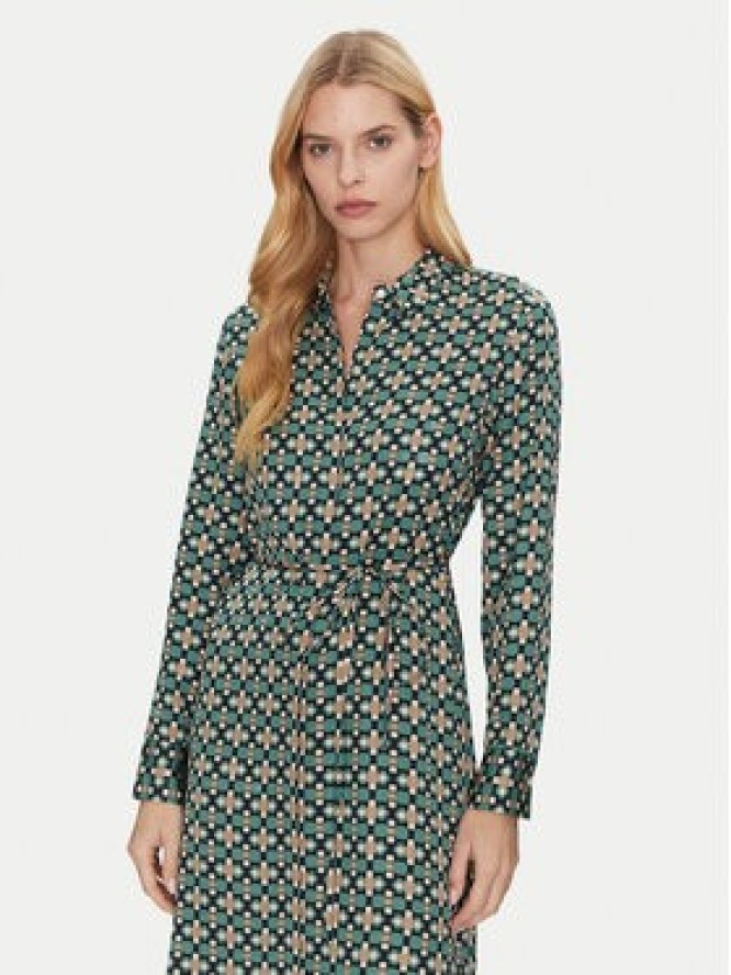 Marc O'Polo Sukienka koszulowa 500 1208 21033 Zielony Regular Fit