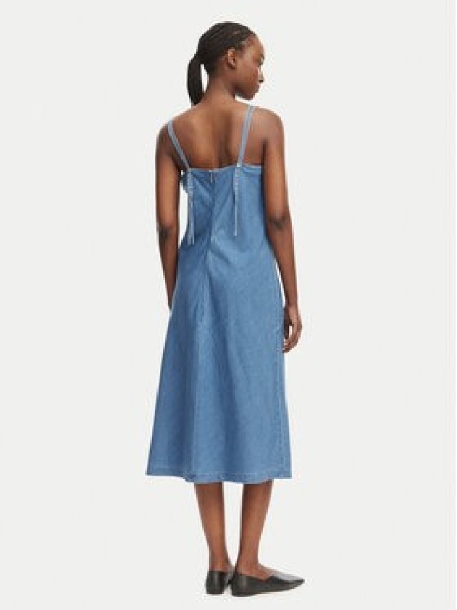 Calvin Klein Jeans Sukienka jeansowa LV047F748G Niebieski jasny Regular Fit