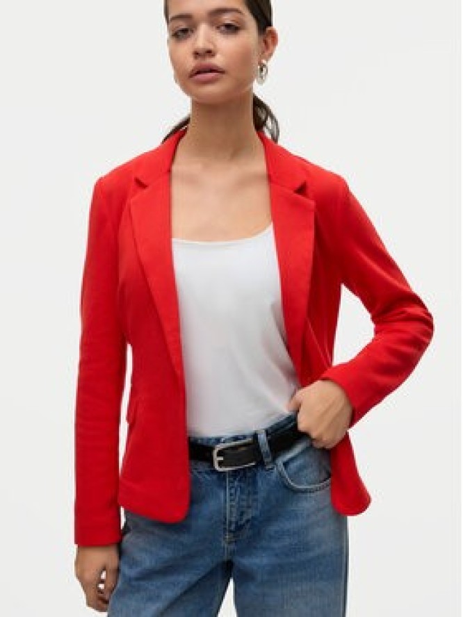 Vero Moda Marynarka Julia 10154123 Czerwony Regular Fit