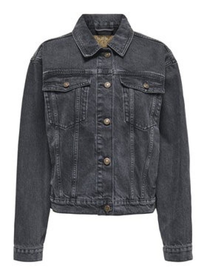 ONLY Kurtka jeansowa Harper 15363548 Czarny Regular Fit