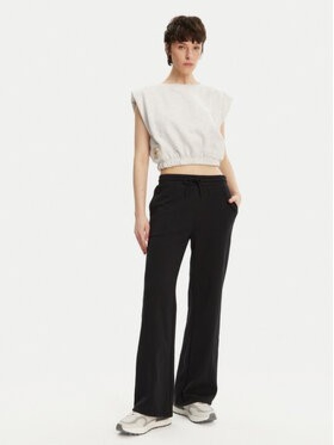 Converse Spodnie dresowe 10028418-A03 Czarny Wide Leg