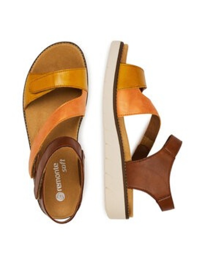 Remonte Sandały D2050-25 Brązowy