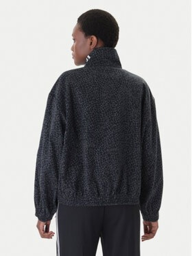 adidas Kurtka jeansowa Firebird Aop KD8809 Szary Oversize