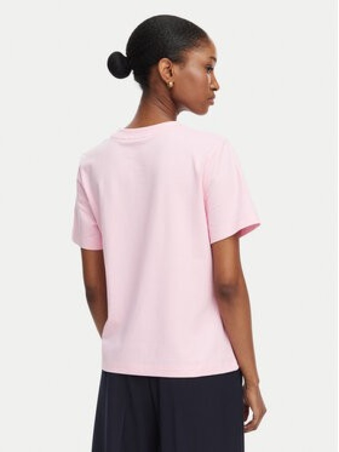 Tommy Hilfiger T-Shirt Th Script WW0WW49941 Różowy jasny Regular Fit