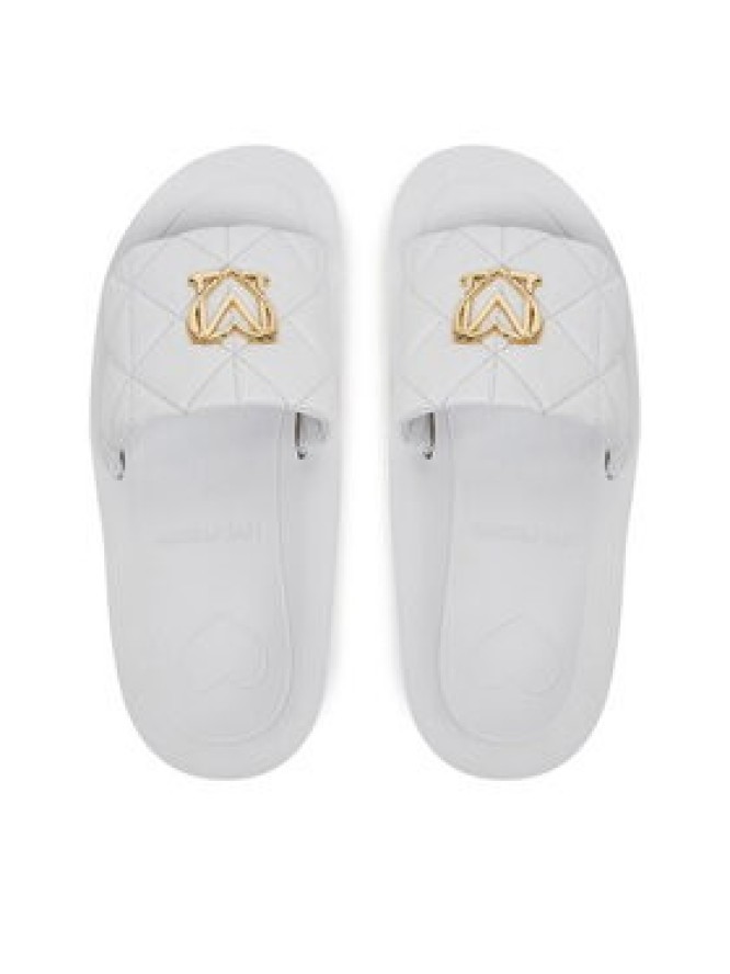 LOVE MOSCHINO Klapki JA28014I1MIE0100 Biały