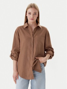 Calvin Klein Jeans Koszula LV044E195G Brązowy Regular Fit