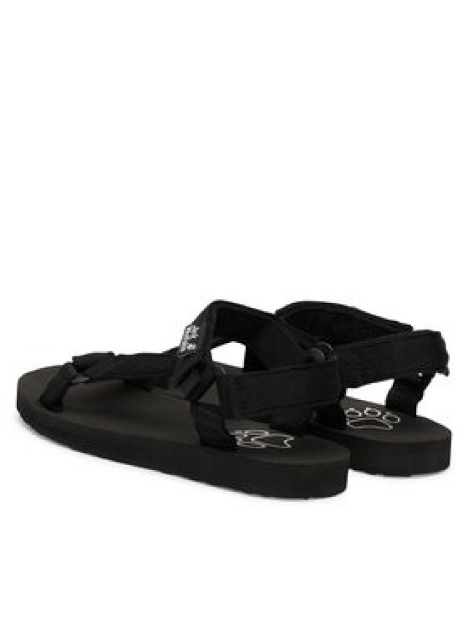 Jack Wolfskin Sandały Taiga A65623 Czarny