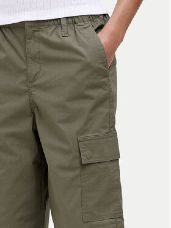 JJXX Spodnie capri Olga 12271698 Zielony Straight Fit