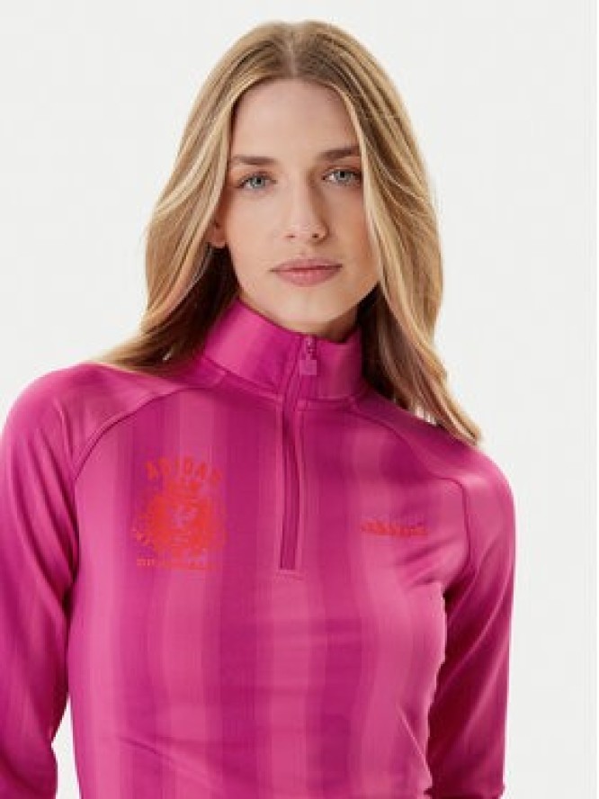 adidas Bluza Half-Zip Graphic Football JW3638 Różowy Regular Fit