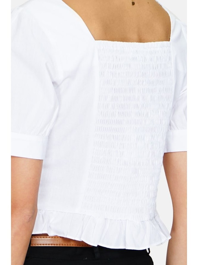 ASSUILI Bluzka w kolorze białym rozmiar: 38