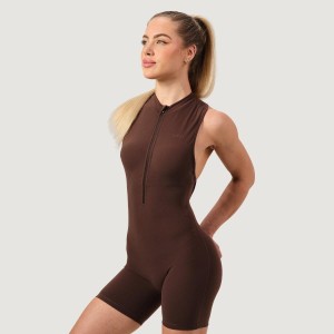 Kombinezon damski fitness z zamkiem Zip-Up NEO