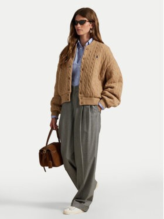 Polo Ralph Lauren Kurtka bomber 211966122002 Beżowy Relaxed Fit