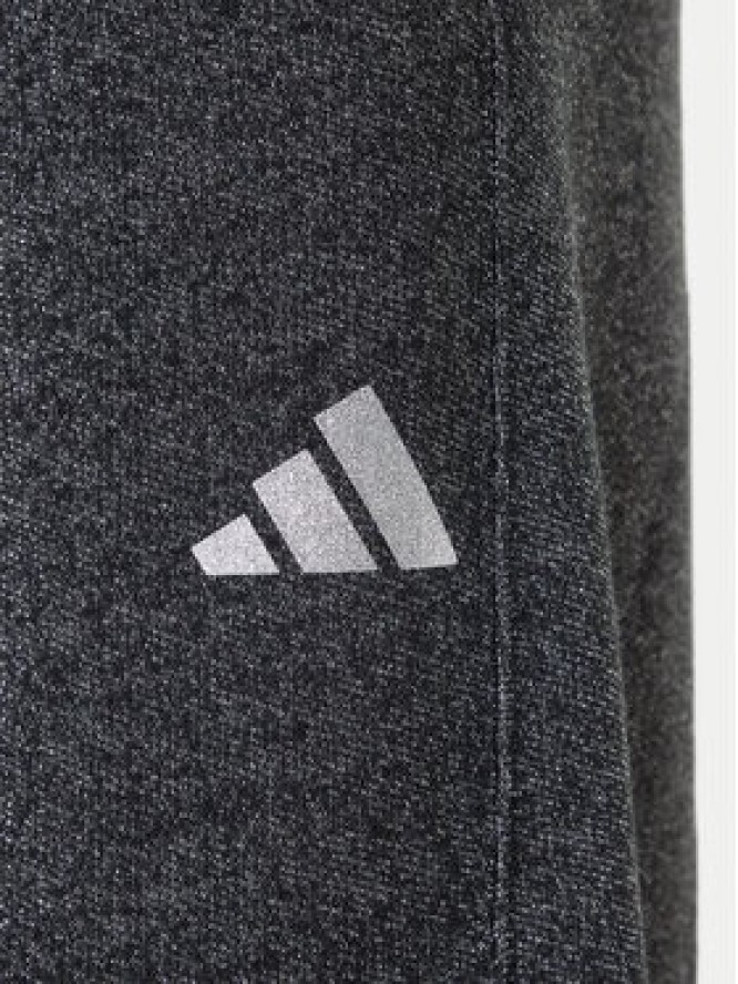 adidas Spodnie dresowe ALL SZN Holiday Glitter Fleece JX4360 Szary Loose Fit