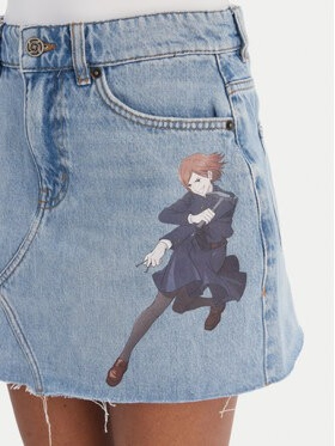 HUGO Spódnica jeansowa Gadele 50557549 Niebieski Regular Fit