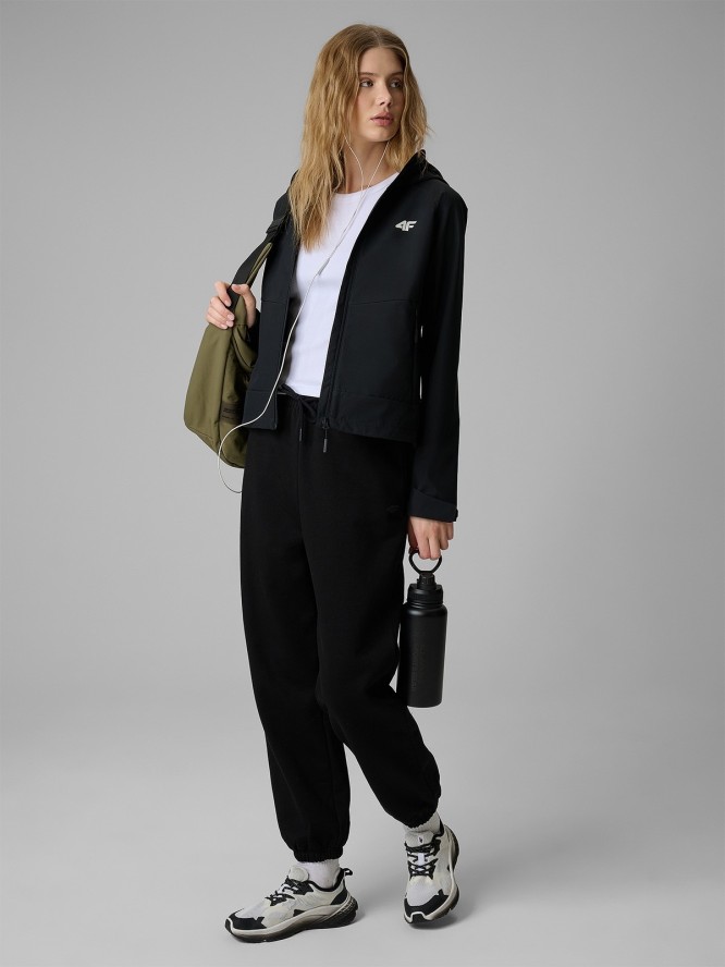 4F Kurtka softshell wiatroodporna membrana 5000 damska - czarna M