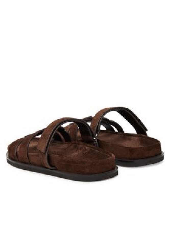 Tory Burch Klapki Ines Sport Slide 163481 Brązowy