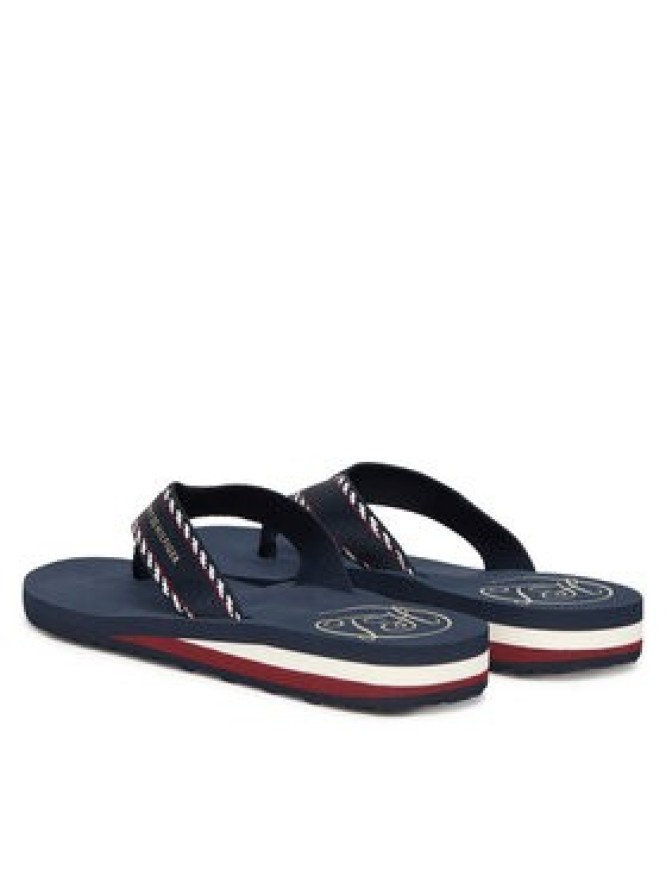 Tommy Hilfiger Japonki Webbing Beach Sandal FW0FW09038 Granatowy