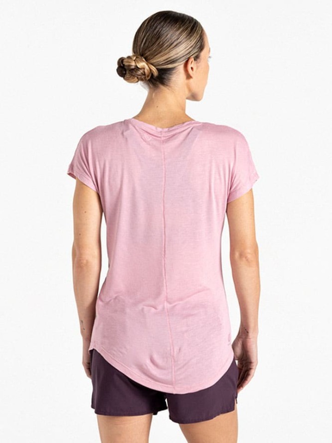 Dare 2b Koszulka sportowa "Serene Tee" w kolorze jasnoróżowym rozmiar: 40