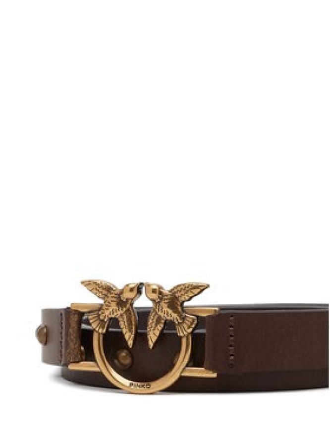 PINKO Pasek Damski Dita H2 Belt 20251 PLT01 104796 A2GG Brązowy
